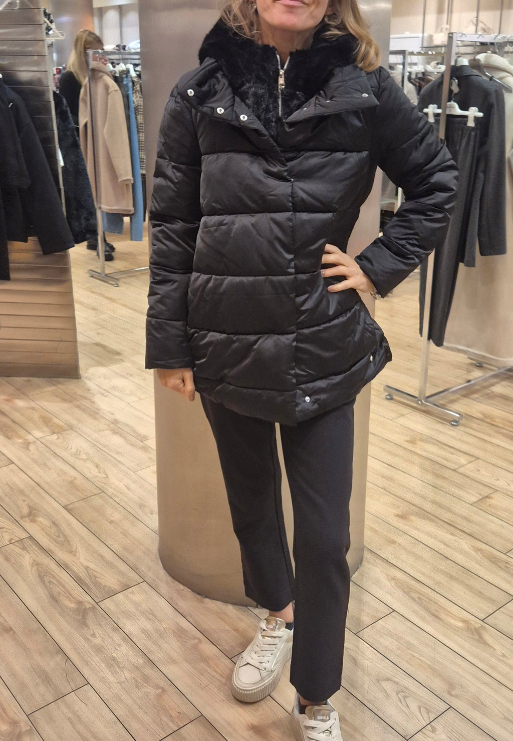 Ragno piumino vegan down DQ73KO020 nero