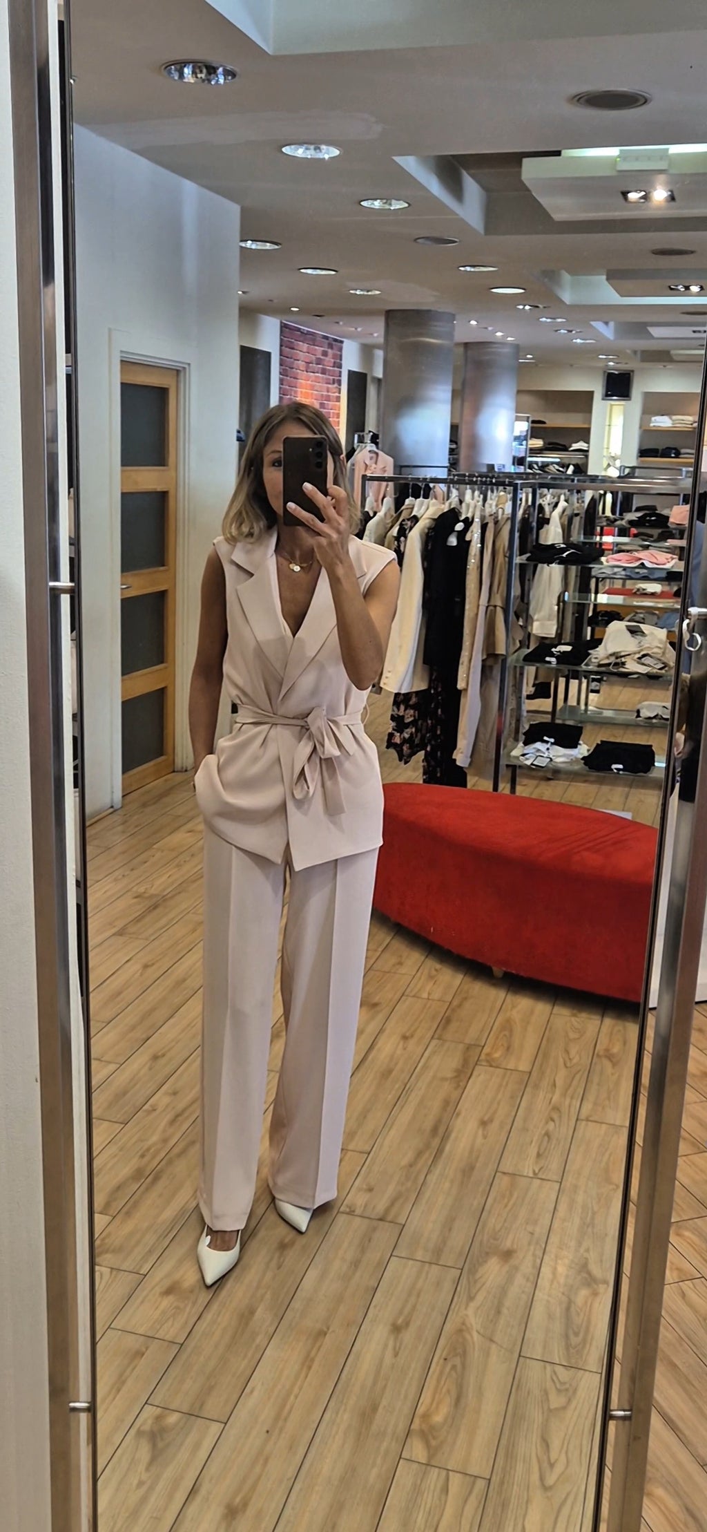 Susy mix completo gilet + pantalone 30401UA6 rosa cipria