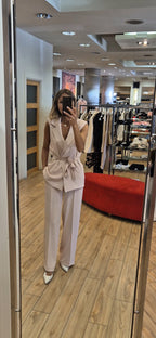 Susy mix completo gilet + pantalone 30401UA6 rosa cipria