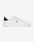 Polo Ralph Lauren sneaker pelle bianca profili blu 809P10044002