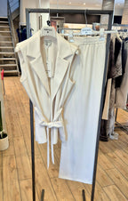 Susy mix completo gilet + pantalone 30401U22 burro