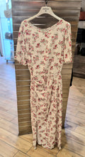 Susy Mix abito a fiori lungo A11730GA28 latte