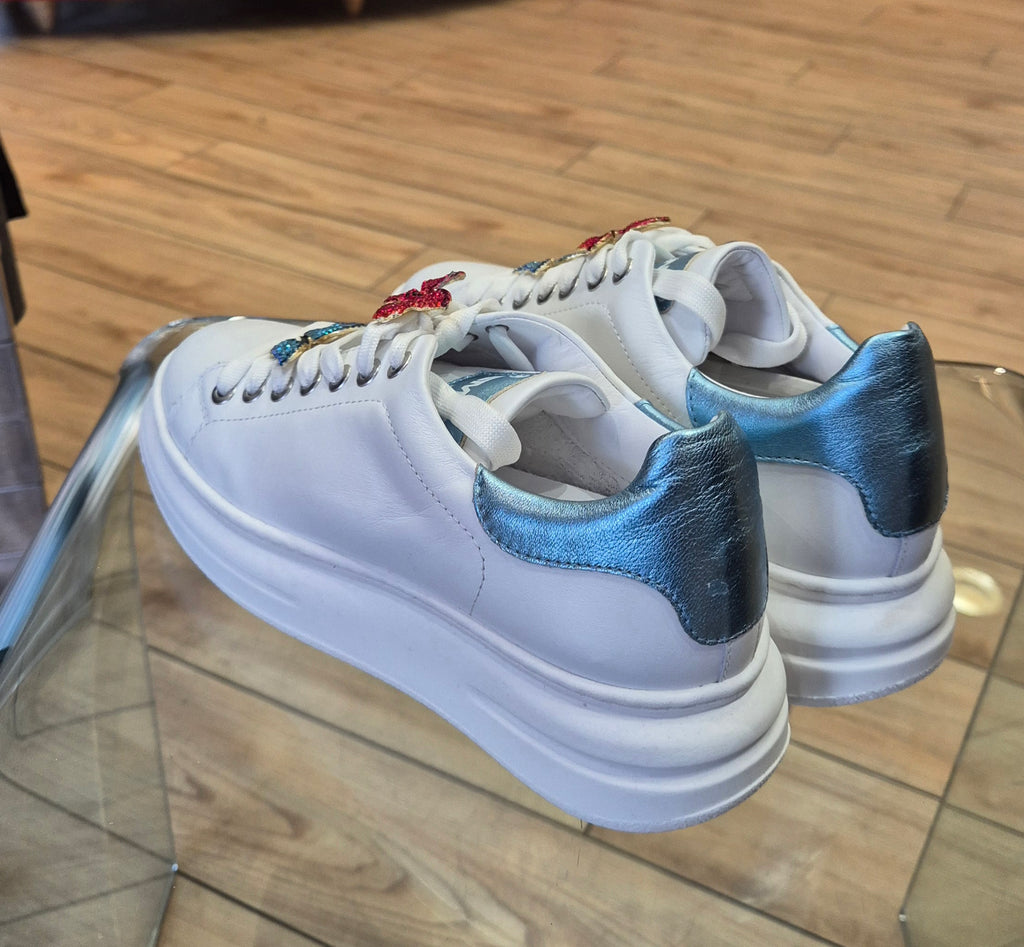 Meline' sneaker pelle bianca 247CCBIE581