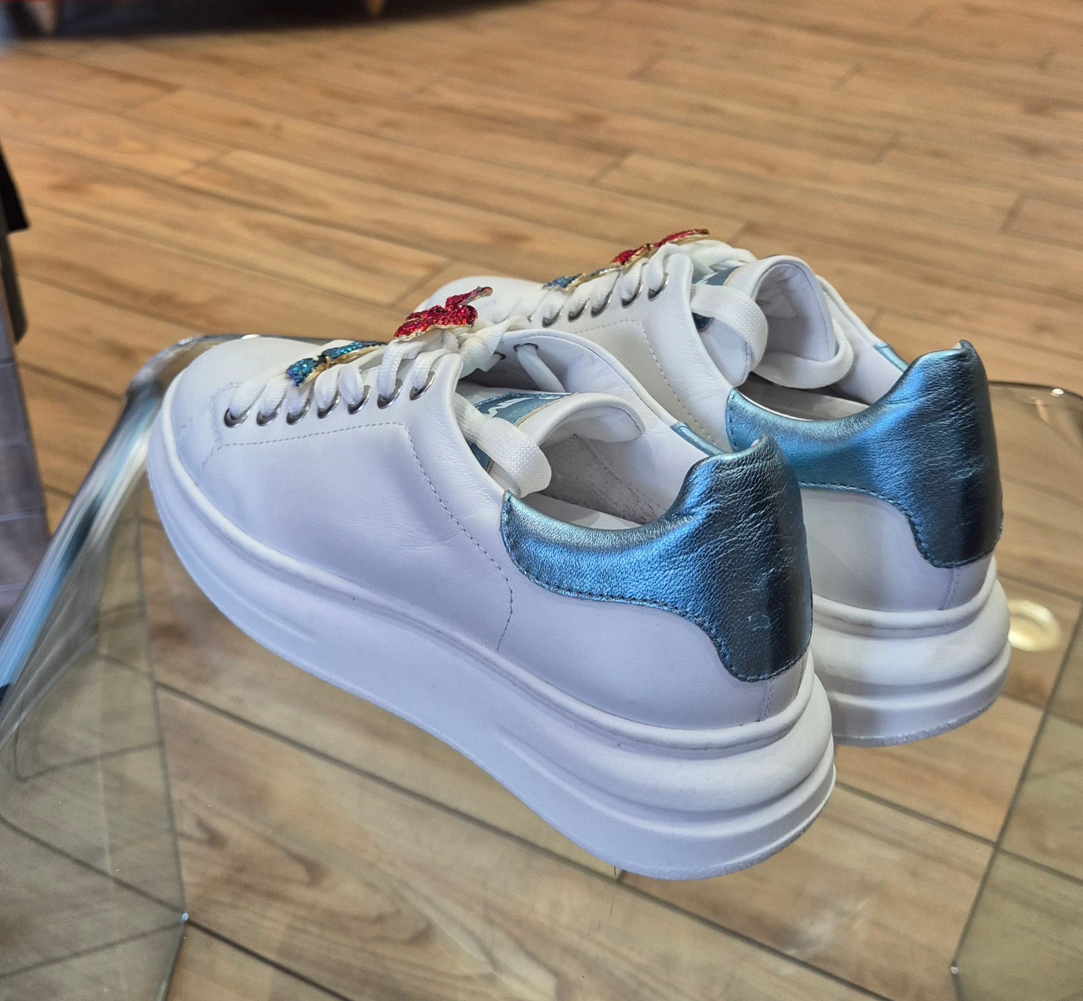 Meline' sneaker pelle bianca 247CCBIE581