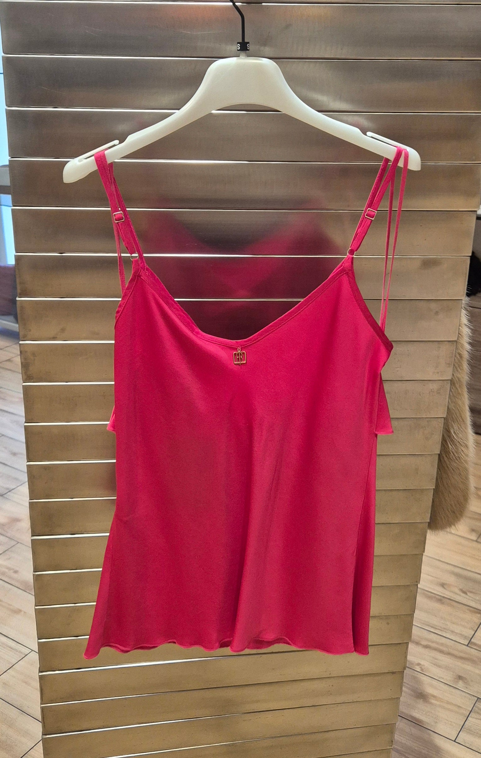 Fracomina top con rosa color rosso ST2007W58301 689