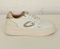 Guardiani sneaker bianca con animalier GL62531ABIANCO