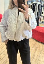 Susy Mix bomber trapuntato SMXGB0021U13 beige