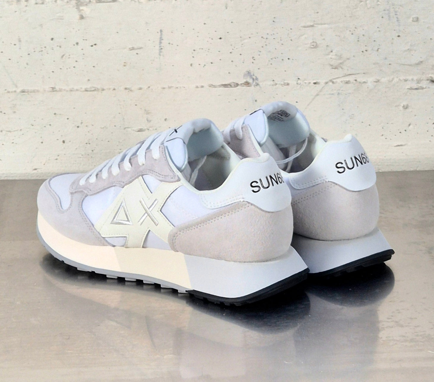 Sun 68 sneaker Jaki 2.0 bicolor bianco/bianco Z36116