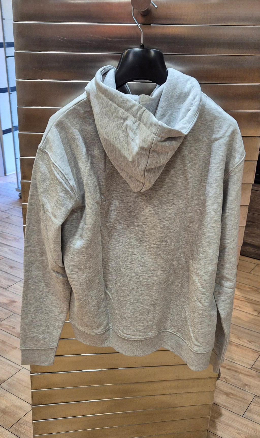 Kark Kani felpa hoodie cappuccio logo piccolo 6092548 grigio melange