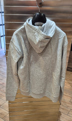 Kark Kani felpa hoodie cappuccio logo piccolo 6092548 grigio melange