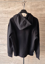 Armani ax felpa tessuto tecnico nera con logo XM00369AF10818UC001