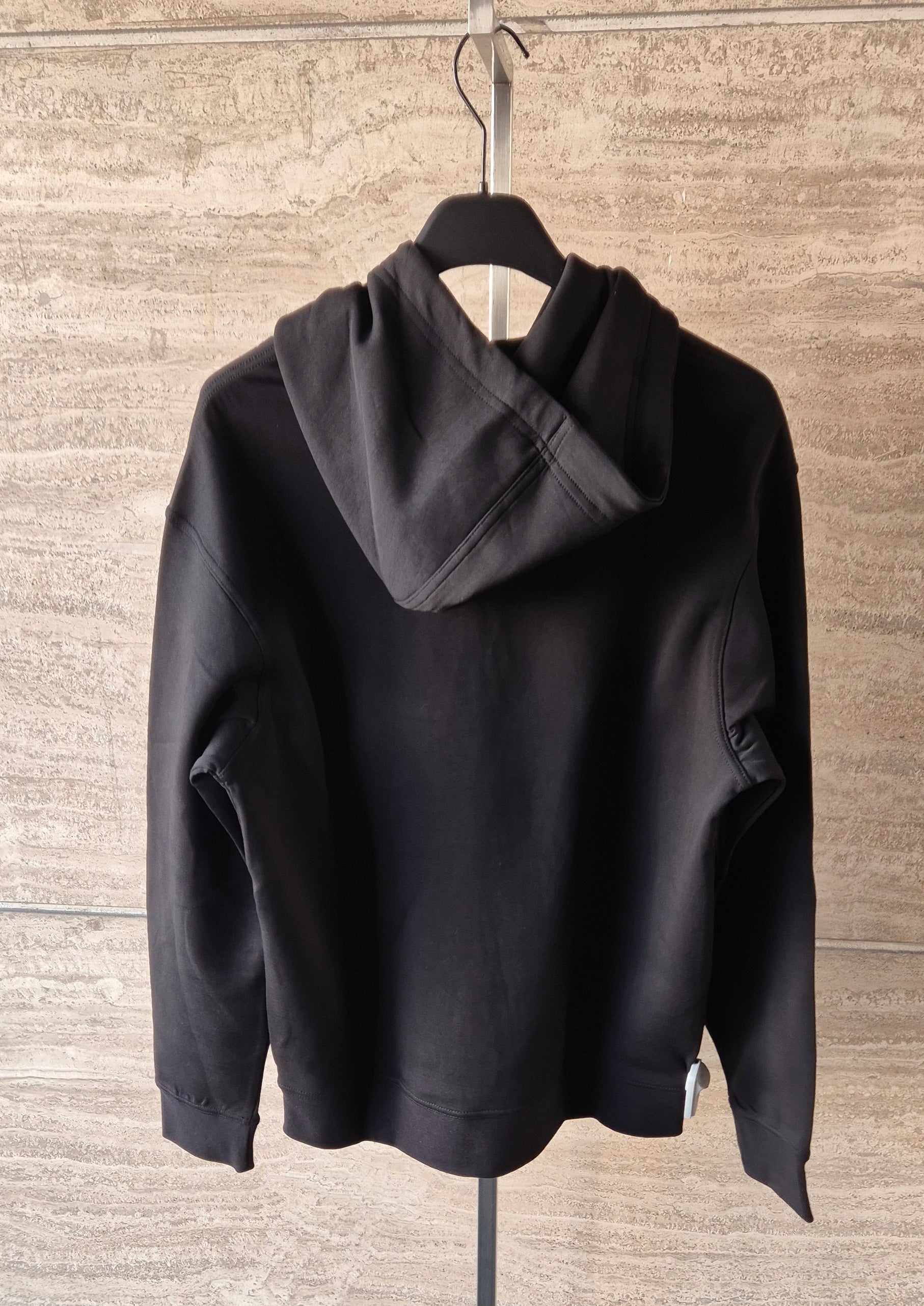 Armani ax felpa tessuto tecnico nera con logo XM00369AF10818UC001