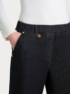 Ragno jeans ampio denim black DR50PEC14 nero stretch