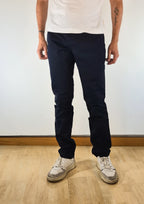 Gant pantalone chinos cotone stretch 25031505380433 blu