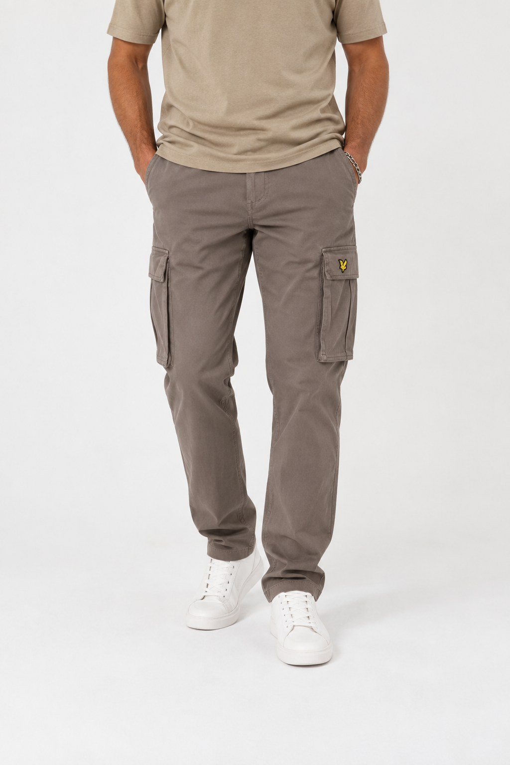 Lyle & Scott pantalone cargo cotone TR2117ITA018 fango