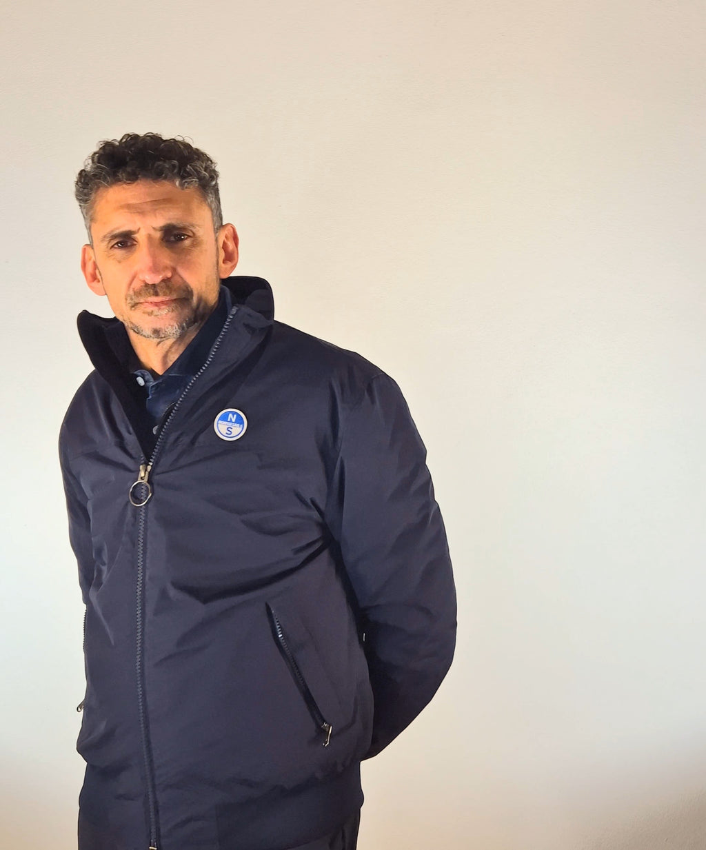 North Sails giacca sailors colore blu navy 6033050802