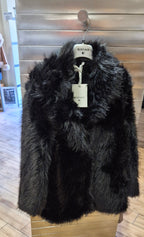 Susy mix ecopelliccia midi nero 2486125U75