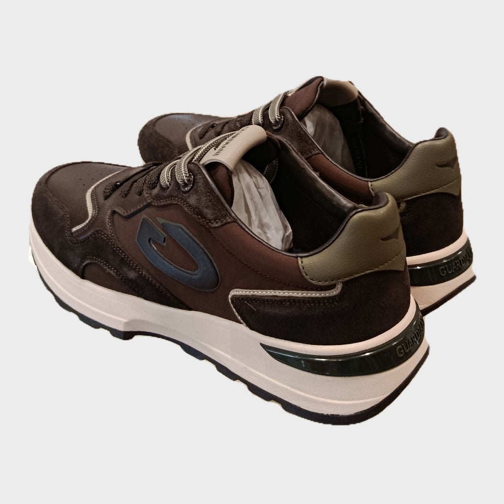 Guardiani scarpa pelle testa di moro GM62001A108