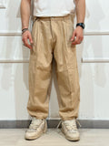 Pantalone Baloon misto lino rayon beige