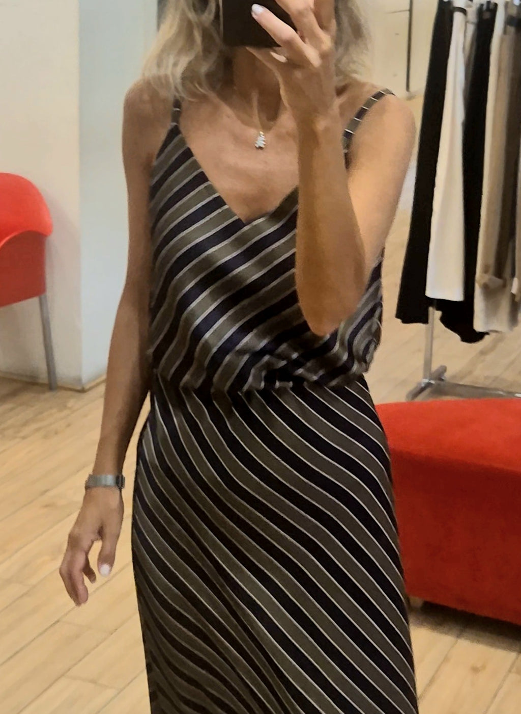Susy Mix top riga base verde/viola M9386F863UE3