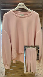 Susy mix tuta felpa+pantalone rosa ARYAUA3