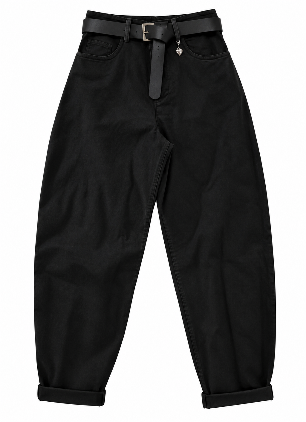 Susy Mix pantalone baloon con cuoricino nero 60285PMTRU75