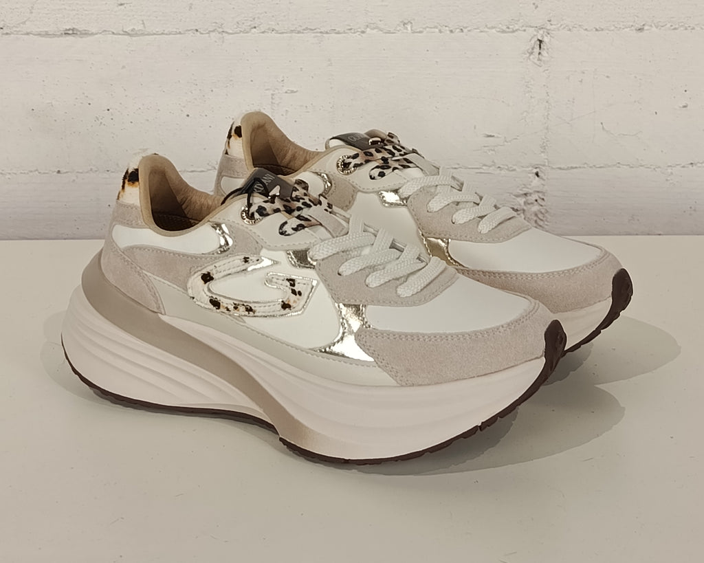 Guardiani sneaker astra safari bianca GL62540ABIANCO