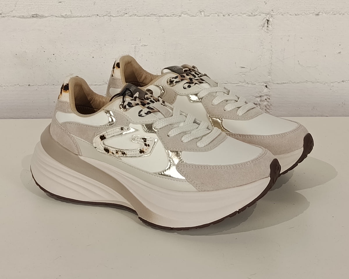 Guardiani sneaker astra safari bianca GL62540ABIANCO