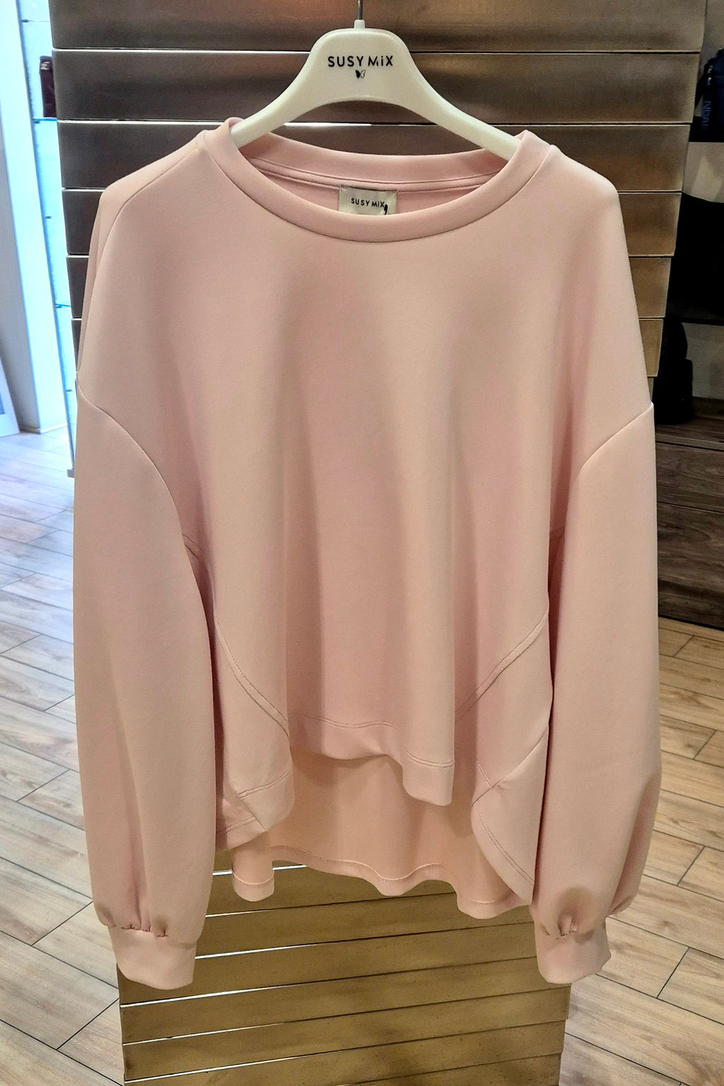 Susy mix tuta felpa+pantalone rosa ARYAUA3