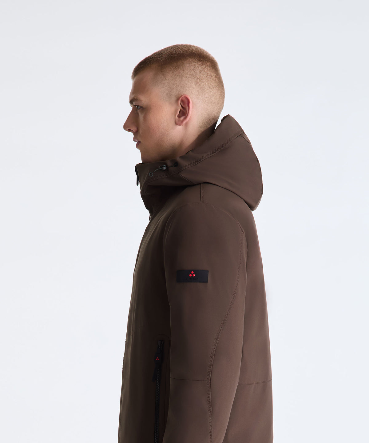 Peuterey giaccone uomo tecnico marrone PEU599501192057194