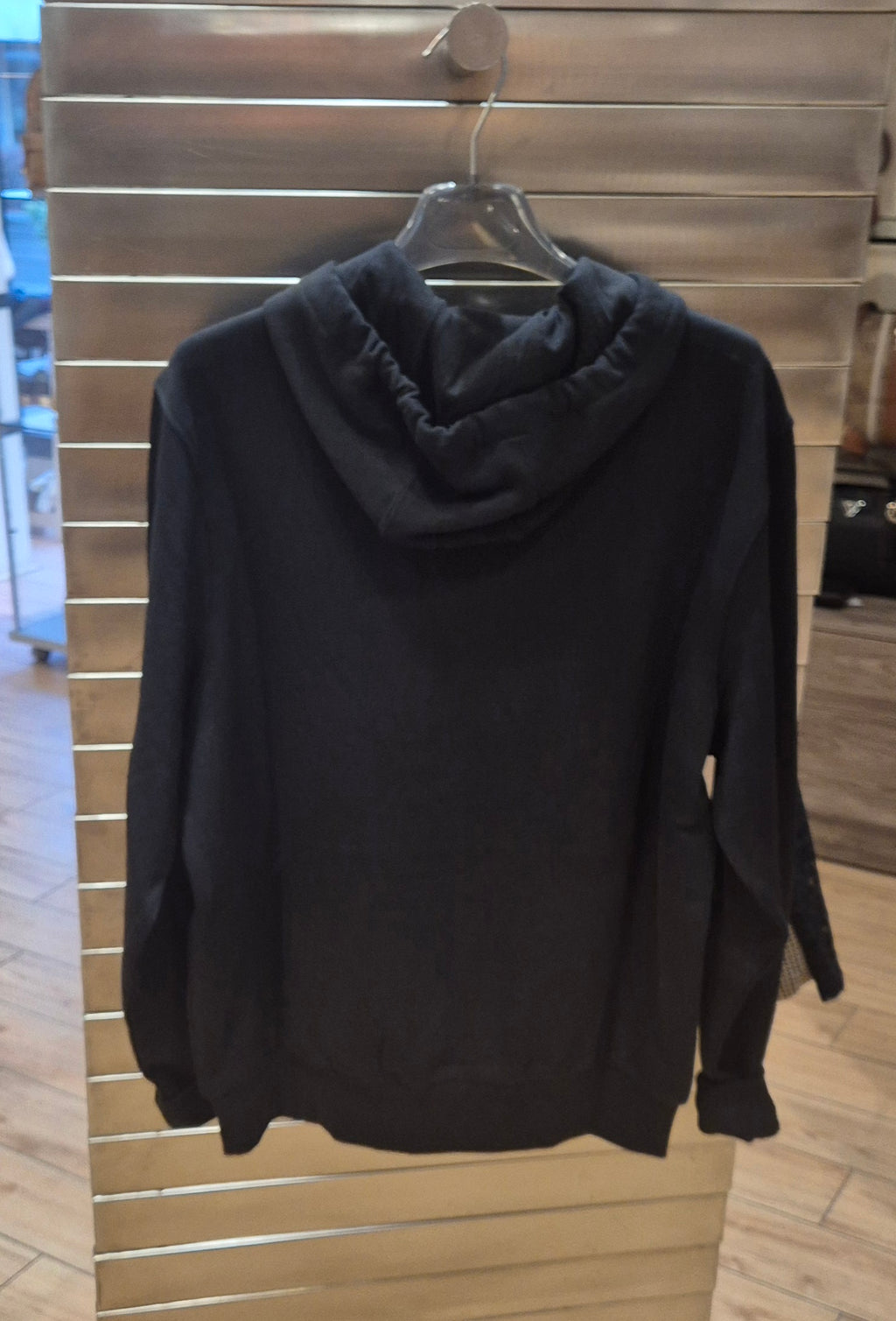 North Sails felpa logo grande felpata con cappuccio 6910940999 nero