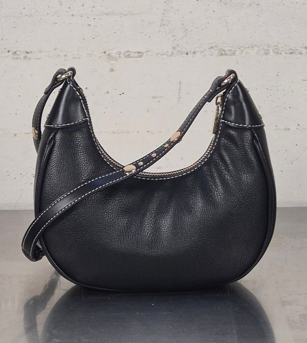 Liu Jo borsa Hobo a mezzaluna piccola nero AA6072E101222222