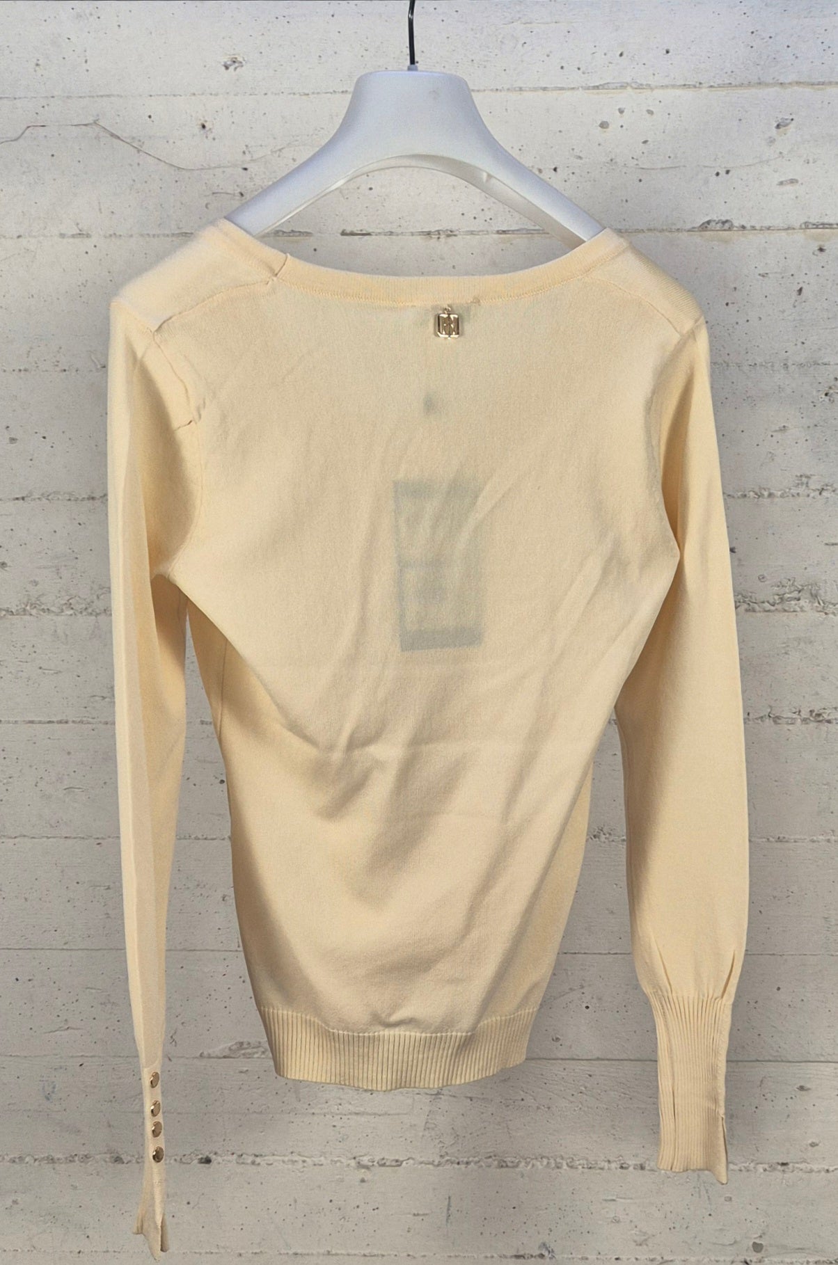 Fracomina maglia regular scollo V ST7026K52401 B59 burro