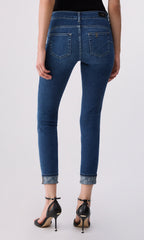 Liu jo jeans skinny con applicazioni UF6006D03057 denim