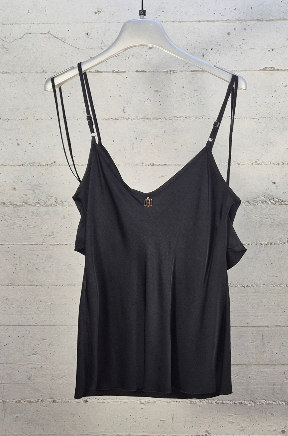 Fracomina top con rosa color nero ST2007W58301 053