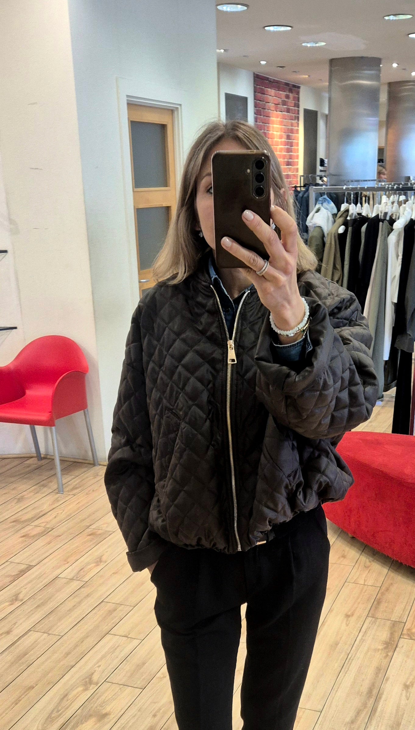 Susy Mix bomber trapuntato SMXGB0021U70 moro