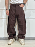 Pantalone Baloon misto lino Testa Di Moro