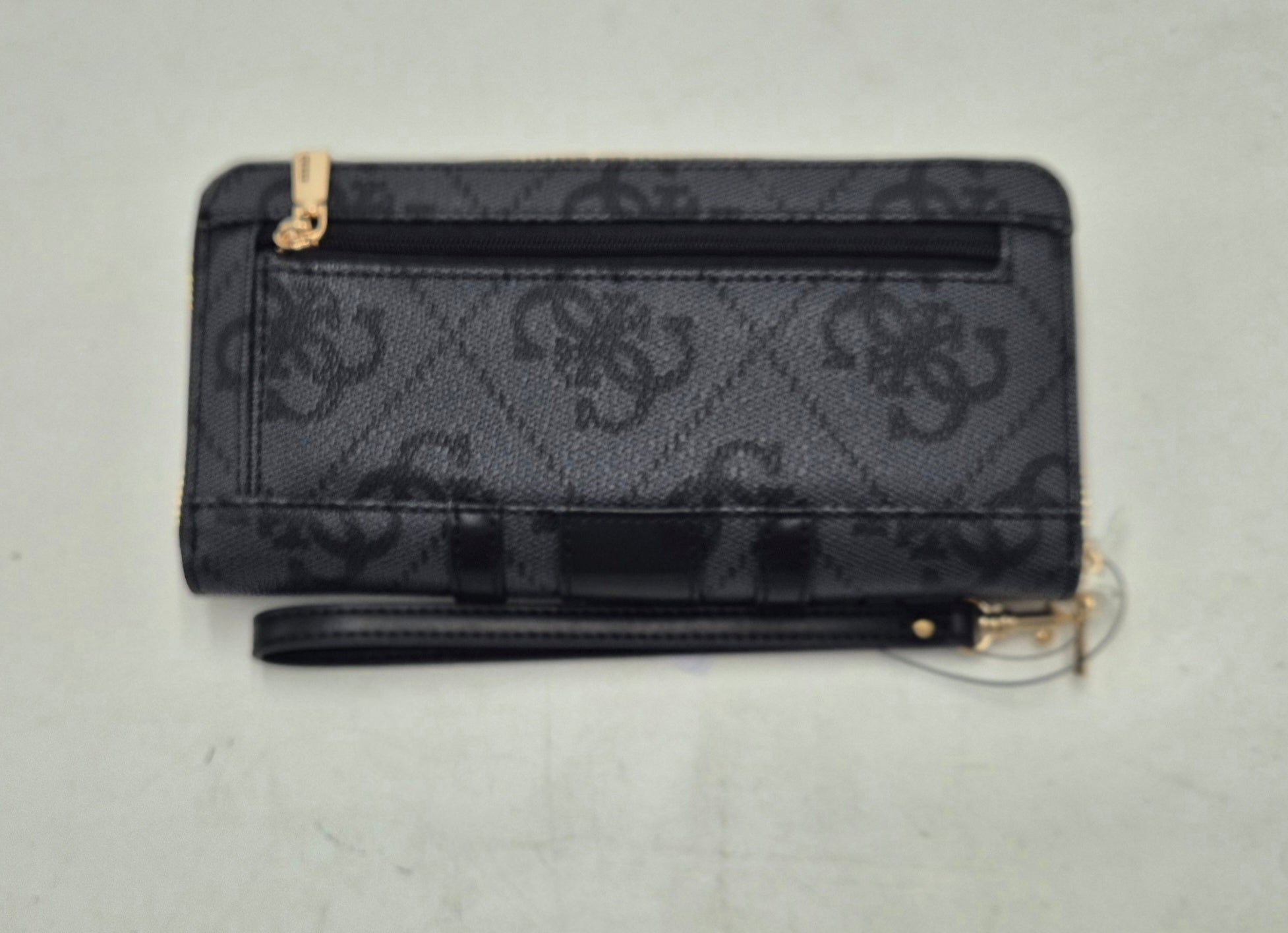 Guess portafoglio donna grande ziparound SWSO7838146CLO nero/grigio logo