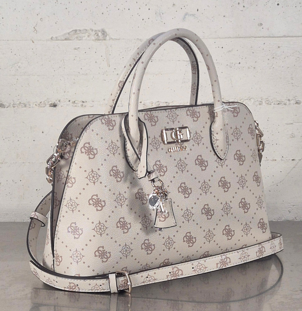 Guess borsa con manici HWGP9928060VN0 logato vaniglia