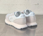 Sun 68 sneaker donna bianca Z3620301 Ally glitter textile