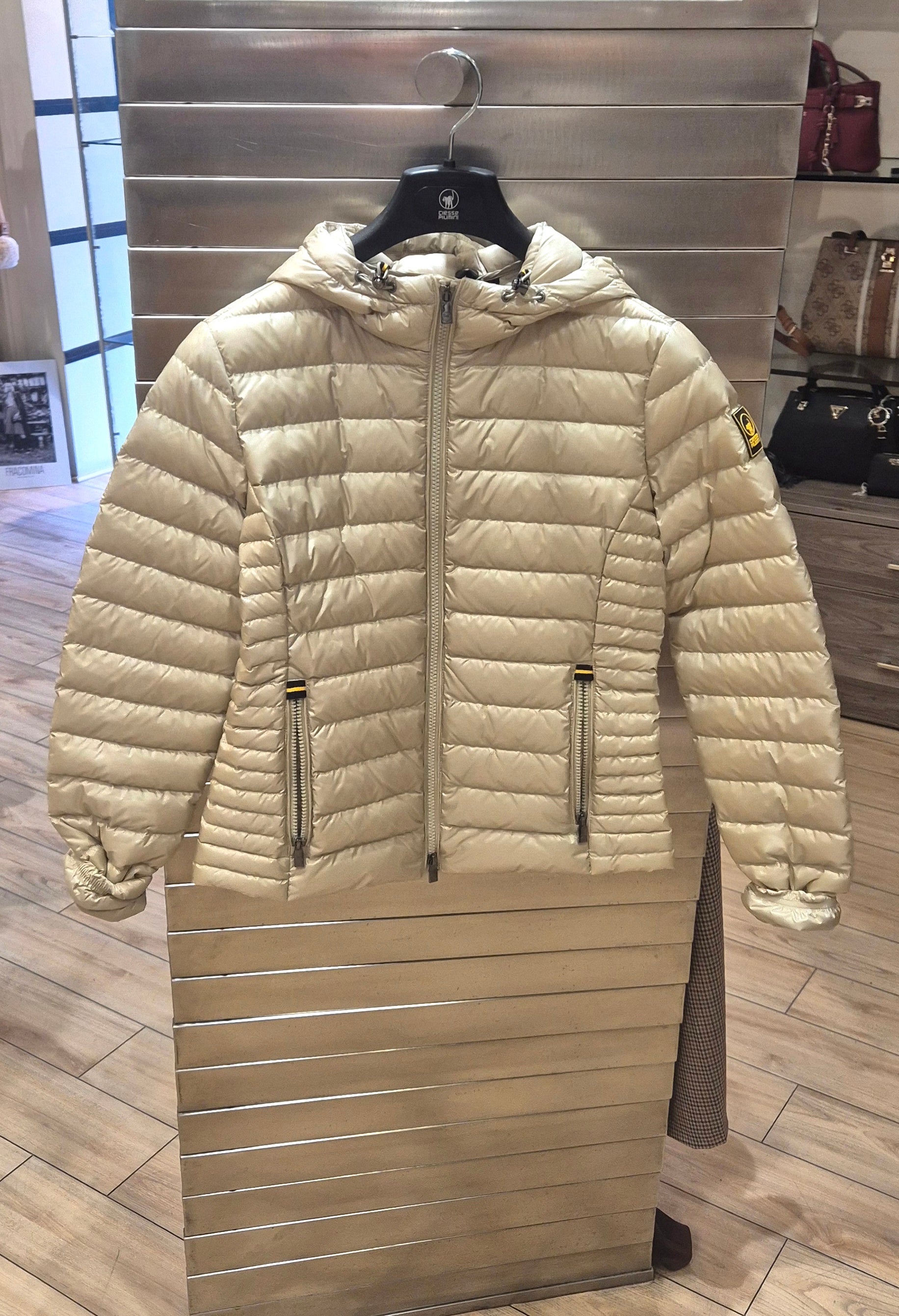 Ciesse piumini giacchetto 800fillpower color beige CFWJ02098N3011D