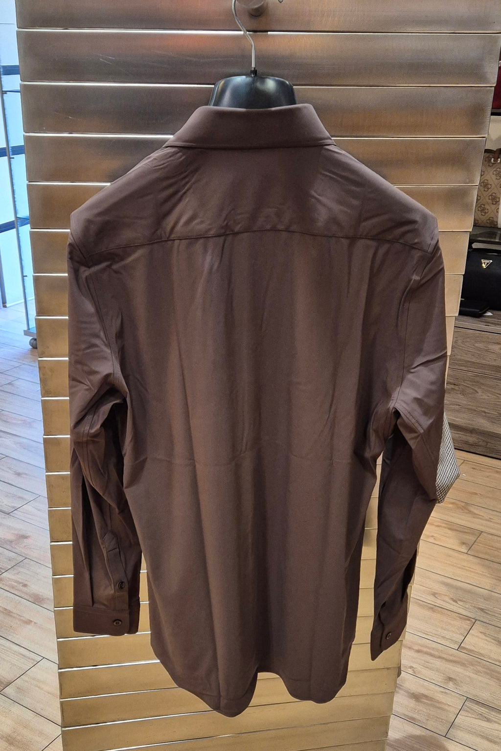 Seinse camicia stretch no stiro marrone CI1069SS/MARRONE