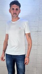 Guess t-shirt logo piccolo M2YI24J1314 G02 BIANCO