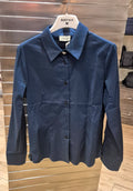 Susy mix camicia bottone gioiello blu 74826UE0