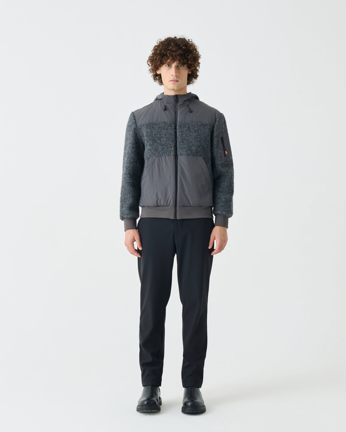 Suns felpa/giubbotto uomo orsetto GFS73004U grigio