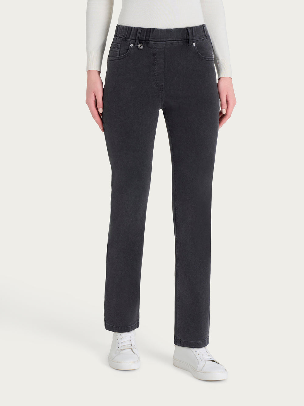 Ragno jeans dritto con elastico DO79PP310 denim antracite