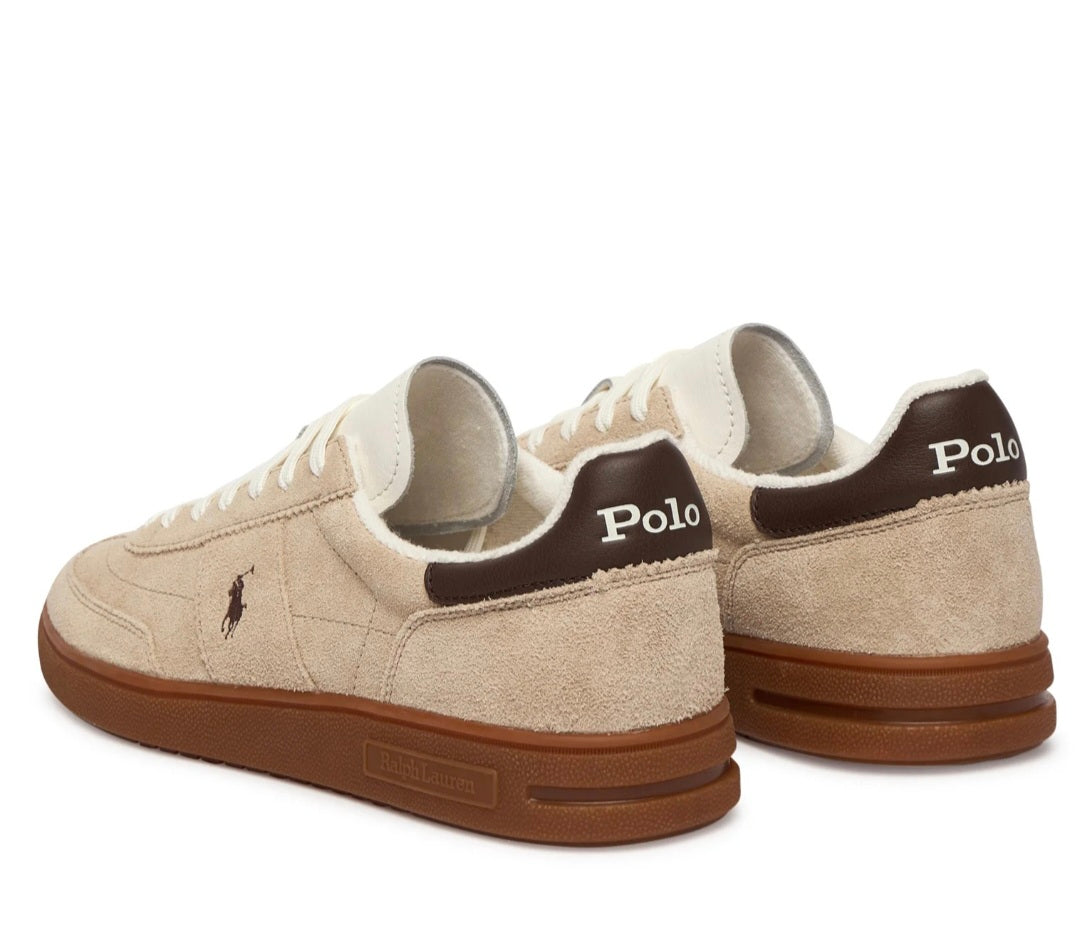 Polo Ralph Lauren sneaker camoscio sabbia 809P09753005