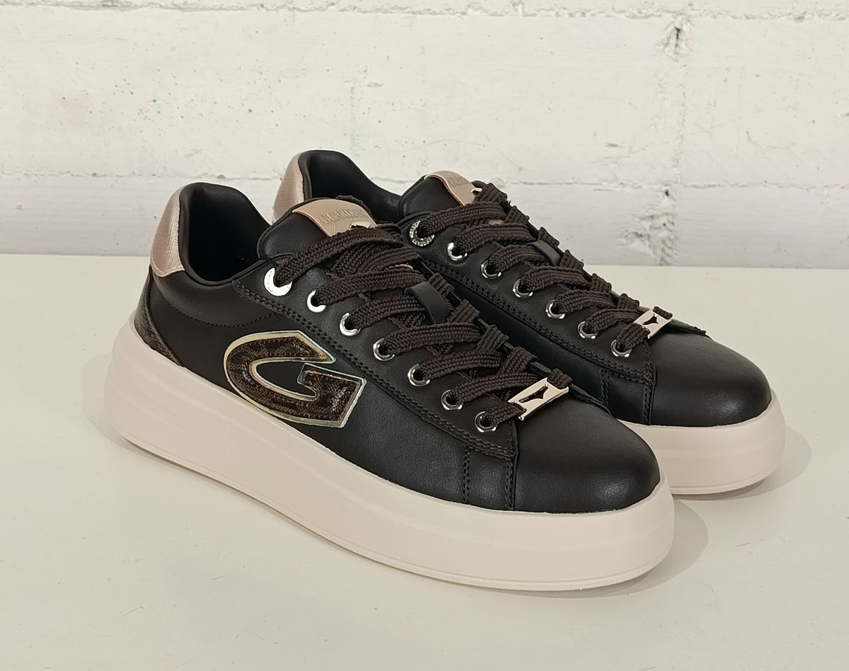 Guardiani sneaker marrone testa di moro GL62513A108