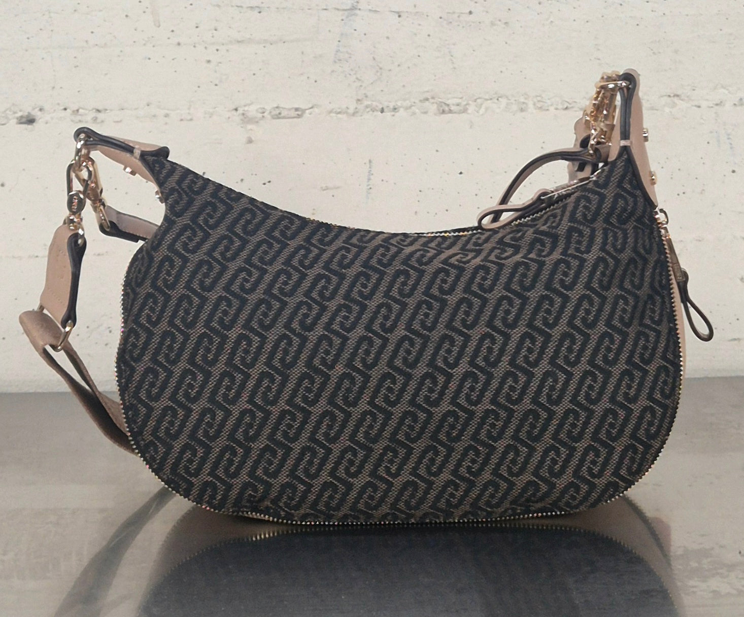 Liu Jo borsa Hobo a mezzaluna media AA6133T378A00533 MORO