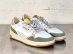 Victoria scarpa uomo 8800124 in pelle e tela bianco/verde/giallo kaki
